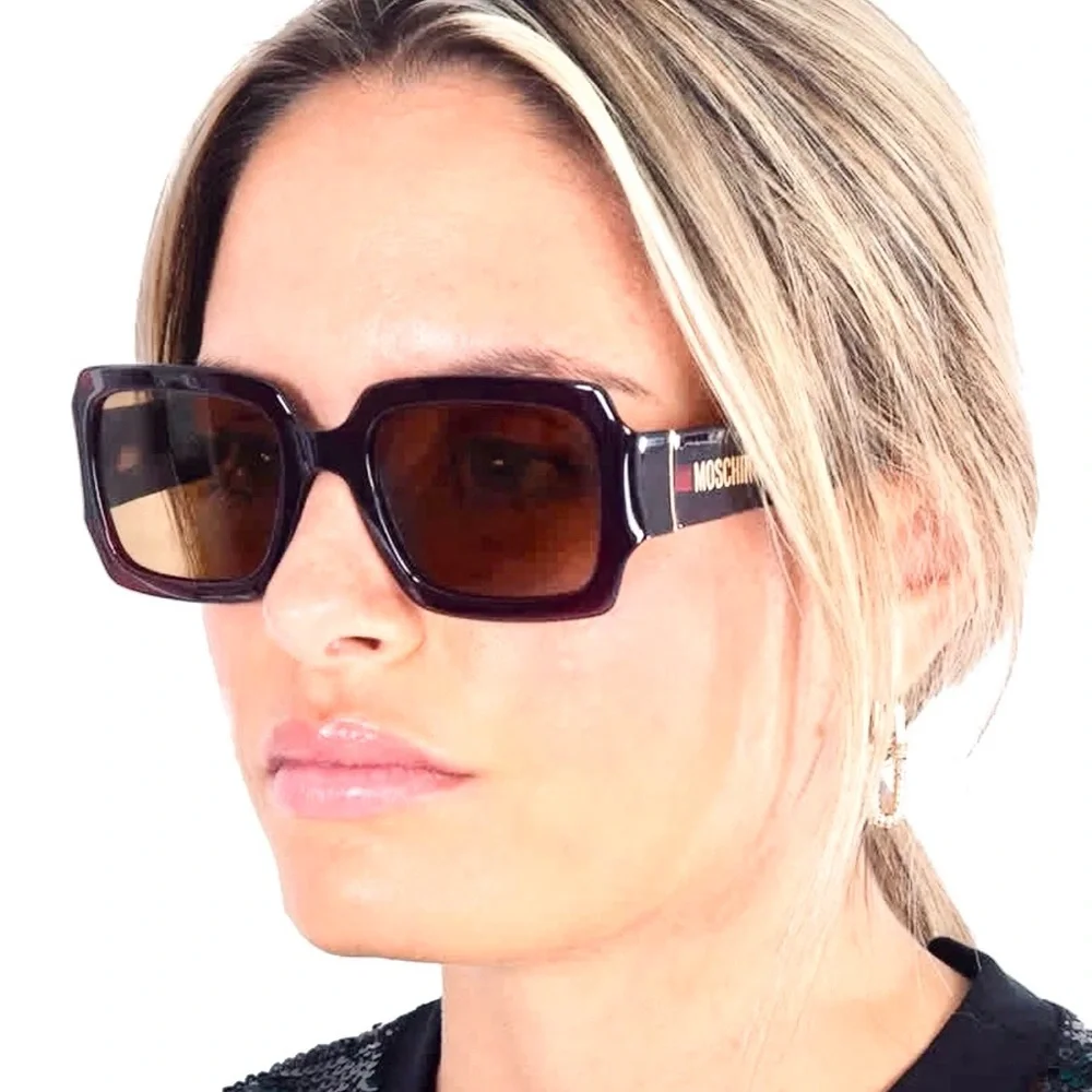 New Moschino Women's 53mm Red 53-21-140mm Sunglasses MOS063-S-C9A-53 Authentic